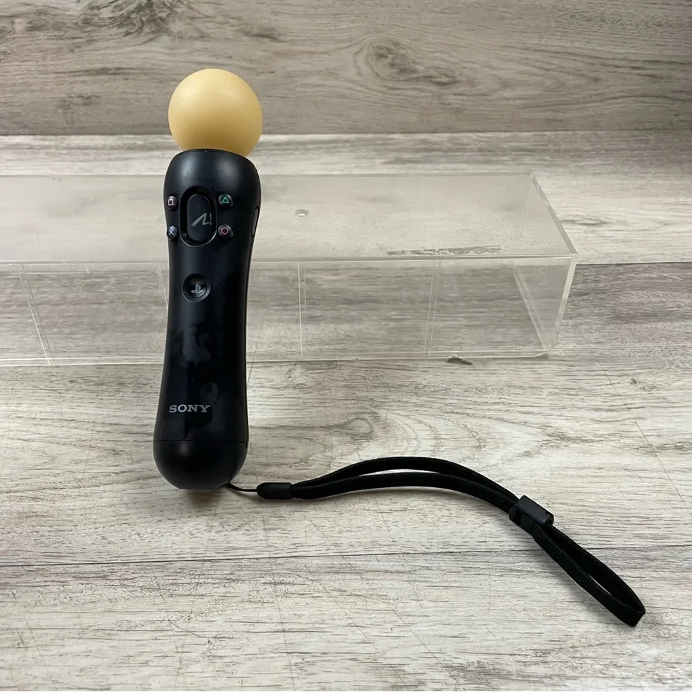 Genuine Sony Playstation Move Motion Controller Black CECH-ZCM1U Tested